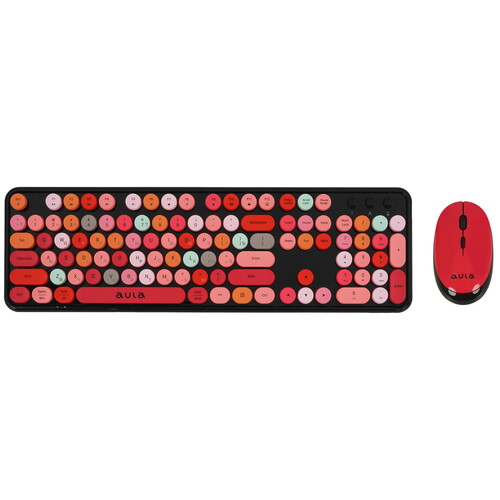 Купить Клавиатура+мышь беспроводная   AULA AC306 черный  9096834. Характеристики, отзывы и цены в Донецке