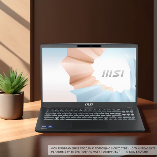 Купить 15.6" Ноутбук MSI Modern 15 H AI C1MG-008RU черный  5448036. Характеристики, отзывы и цены в Донецке