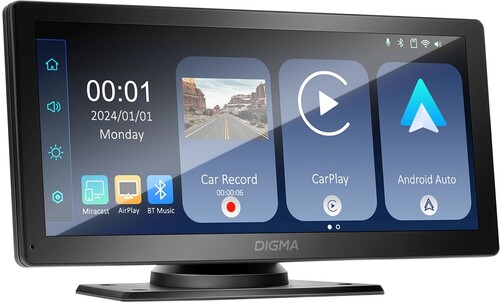 Купить Автомобильный монитор Digma Smart Play 1000С  5641922. Характеристики, отзывы и цены в Донецке