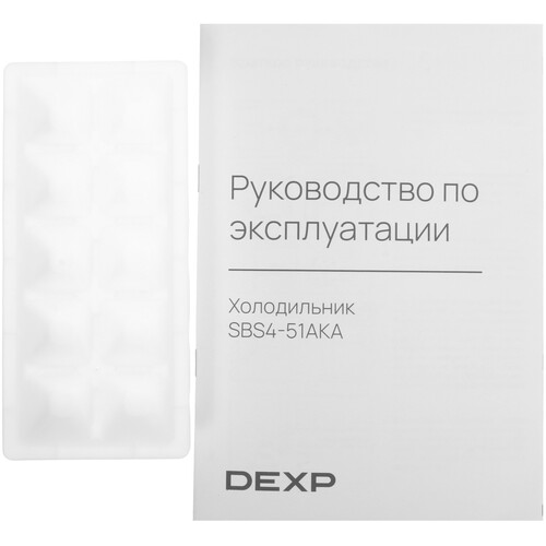 Купить Холодильник Side by Side   DEXP SBS4-51AKA серебристый  9087572. Характеристики, отзывы и цены в Донецке