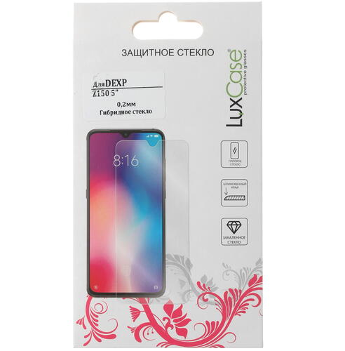 Купить Защитное гибридное стекло LuxCase для экрана DEXP Z150  4814188. Характеристики, отзывы и цены в Донецке