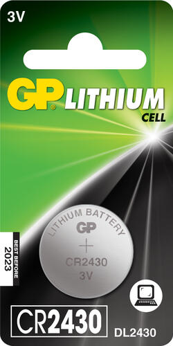 Купить Батарейка GP Lithium плоская / CR2430  0193791. Характеристики, отзывы и цены в Донецке