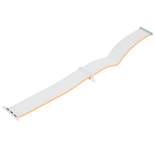 Купить Ремешок Red Line для Apple Watch 38/ 40/ 41mm белый/голубой, оранжевый  5607925. Характеристики, отзывы и цены в Донецке