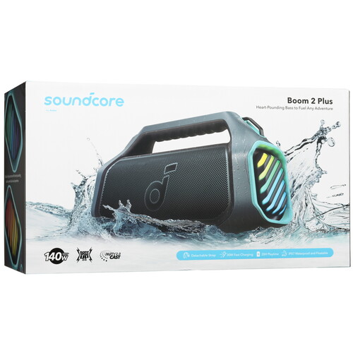 Купить Портативная колонка Anker Soundcore Boom 2 Plus, синий  5616943. Характеристики, отзывы и цены в Донецке