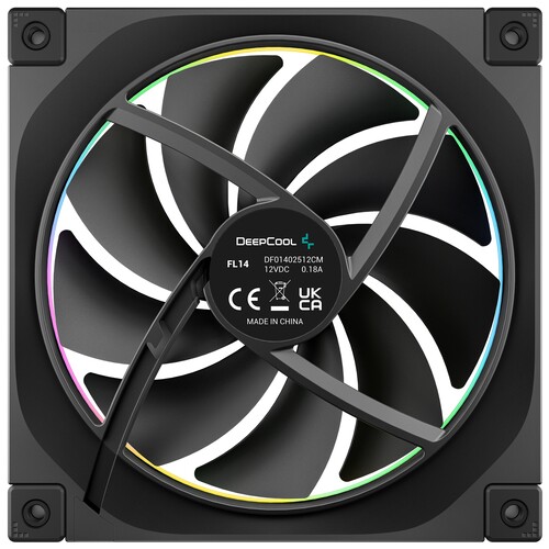 Купить Вентилятор DEEPCOOL FL14 [R-FL14-BKAPN1-G] черный  5635683. Характеристики, отзывы и цены в Донецке