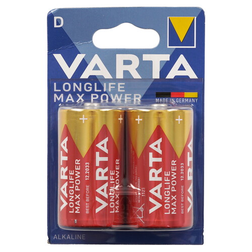 Купить Батарейка Varta Longlife Max Power D (LR20/R20/ER34615)  9039955. Характеристики, отзывы и цены в Донецке