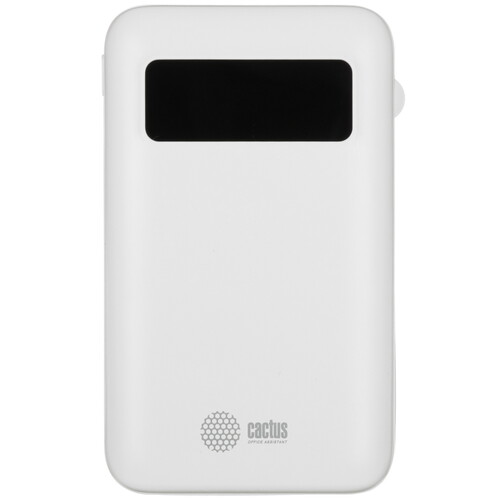 Купить Портативный аккумулятор Cactus CS-PBFSNT-10000 белый  9020506. Характеристики, отзывы и цены в Донецке