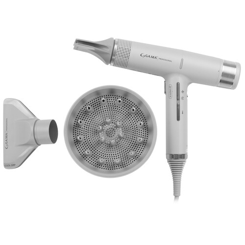Купить Фен GA.MA IQ1 PERFETTO серый/серебристый  9240470. Характеристики, отзывы и цены в Донецке