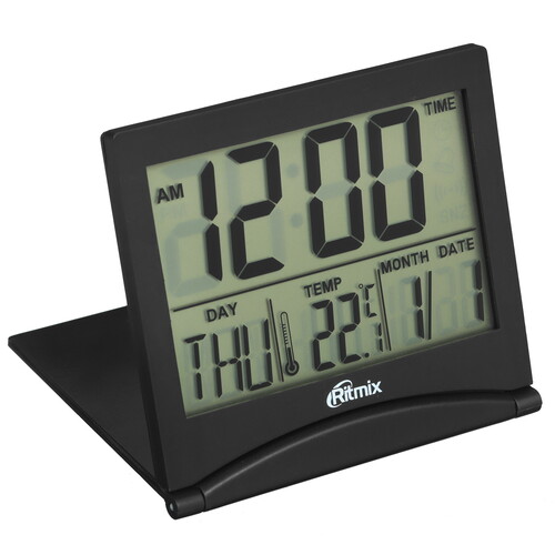 Купить Будильник Ritmix CAT-042 Black  9104538. Характеристики, отзывы и цены в Донецке