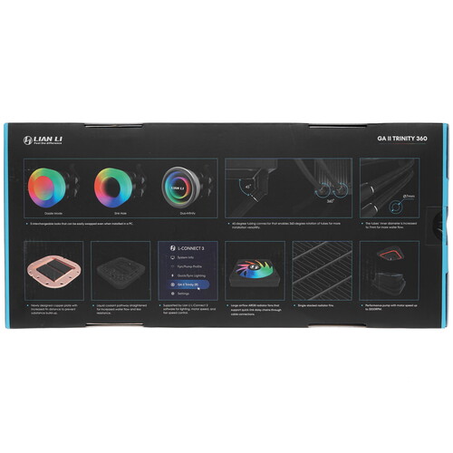 Купить Система охлаждения LIAN LI GALAHAD II TRINITY 360 черная  5430709. Характеристики, отзывы и цены в Донецке