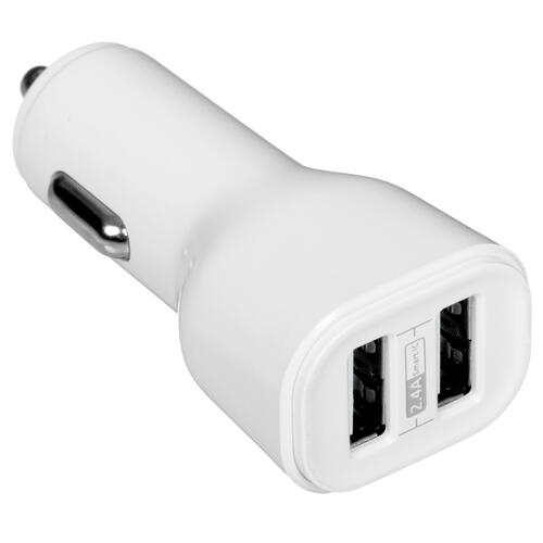 Купить Автомобильное ЗУ Olmio 043373 белый  9929508. Характеристики, отзывы и цены в Донецке