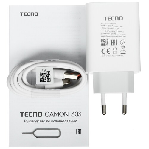 Купить 6.78" Смартфон Tecno CAMON 30S 128 ГБ фиолетовый  5482682. Характеристики, отзывы и цены в Донецке