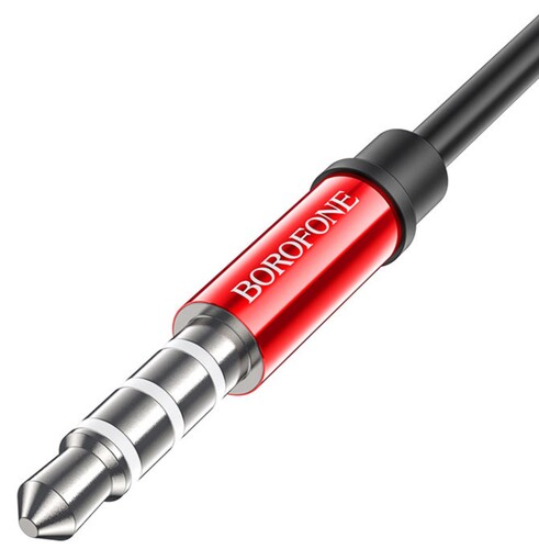 Купить Проводные наушники Borofone BM57 красный 2024  5465119. Характеристики, отзывы и цены в Донецке