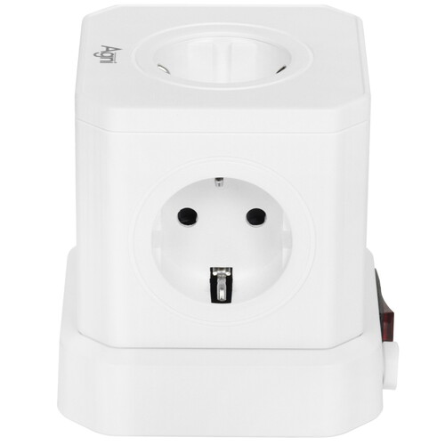 Купить Сетевой фильтр AGNI TP-VE4U5E-C белый  9289305. Характеристики, отзывы и цены в Донецке