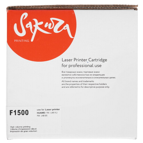 Купить Картридж лазерный Sakura F-1500 черный  9234794. Характеристики, отзывы и цены в Донецке