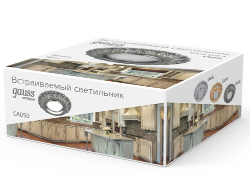 Купить Светильник потолочный Gauss CA050 бронзовый/бронзовый  9126741. Характеристики, отзывы и цены в Донецке
