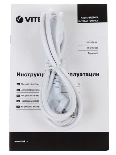 Купить Термопот Vitek VT-1196 W белый  7925393. Характеристики, отзывы и цены в Донецке
