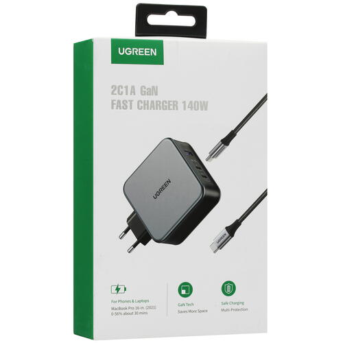 Купить Сетевое зарядное устройство Ugreen CD289 черный  5078516. Характеристики, отзывы и цены в Донецке