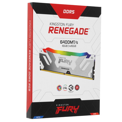 Купить Оперативная память Kingston Fury Renegade White RGB  5406045. Характеристики, отзывы и цены в Донецке