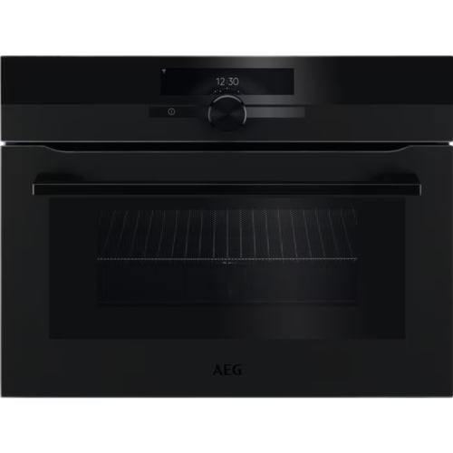 Купить Электрический духовой шкаф AEG KMK965090T черный  9155240. Характеристики, отзывы и цены в Донецке