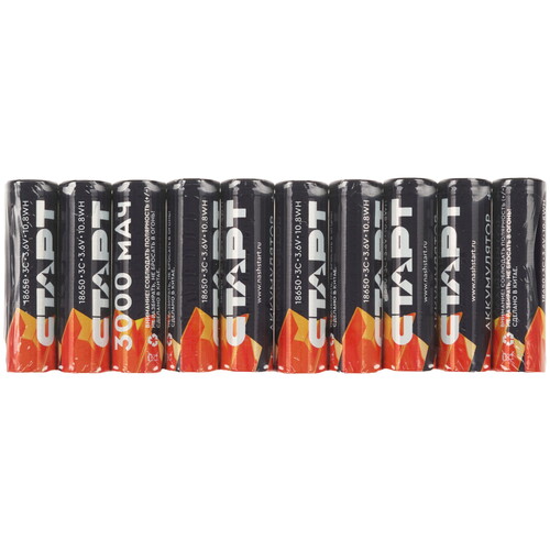 Купить Аккумулятор СТАРТ INR18650 3000 мА*ч  9250992. Характеристики, отзывы и цены в Донецке