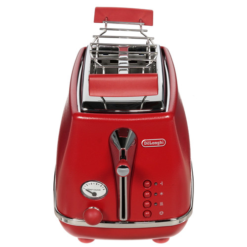 Купить Тостер DeLonghi Icona Capitals CTOE2103.R красный  1130142. Характеристики, отзывы и цены в Донецке