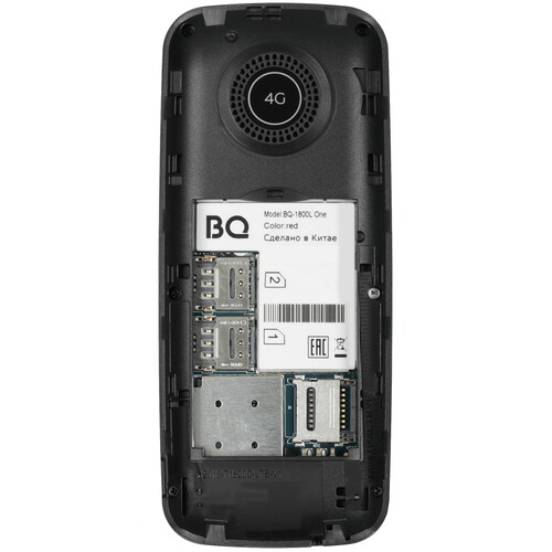 Купить Сотовый телефон BQ 1800L One красный/черный  9111907. Характеристики, отзывы и цены в Донецке