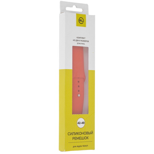 Купить Ремешок Red Line для Apple Watch 42/ 44/ 45mm красный  5607993. Характеристики, отзывы и цены в Донецке