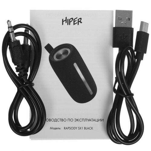 Купить Портативная колонка HIPER RAPSODY SX1, черный  5480911. Характеристики, отзывы и цены в Донецке