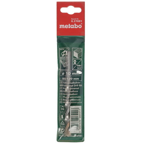 Купить Сверло спиральное Metabo 627691000  1151059. Характеристики, отзывы и цены в Донецке
