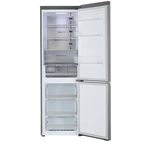 Купить Холодильник с морозильником   LG GC-B459FNPW серебристый  5451468. Характеристики, отзывы и цены в Донецке