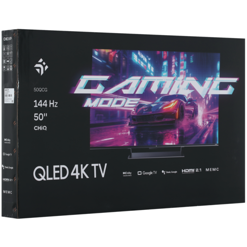 Купить 50" (127 см) Телевизор DEXP 50QCG черный  9082411. Характеристики, отзывы и цены в Донецке