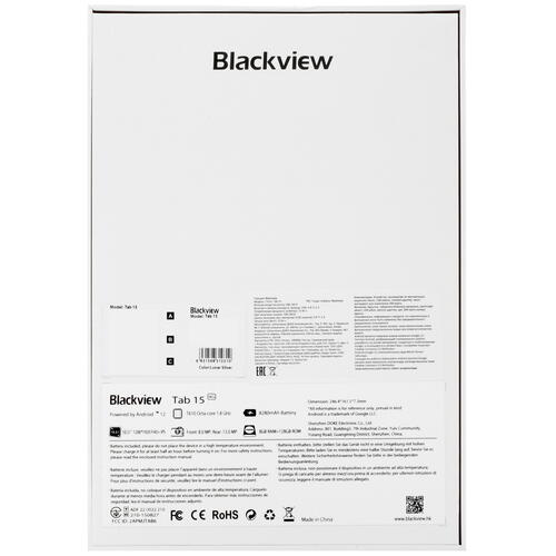 Купить 10.5" Планшет Blackview Tab 15 LTE 128 ГБ серебристый  5085289. Характеристики, отзывы и цены в Донецке