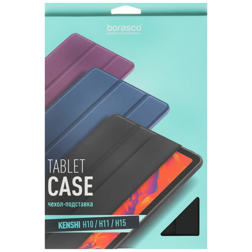 Купить Чехол-книжка BoraSCO для KENSHI H10/ H11/ Pad H15 черный  5624669. Характеристики, отзывы и цены в Донецке