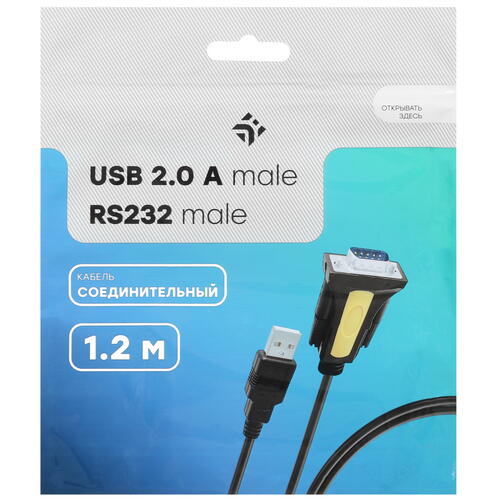 Купить Кабель DEXP USB 2.0 Type-A - RS232  5421504. Характеристики, отзывы и цены в Донецке
