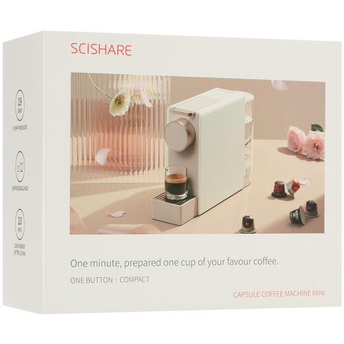 Купить Кофемашина капсульная Scishare Capsule Coffee Machine Mini S1201  5407616. Характеристики, отзывы и цены в Донецке