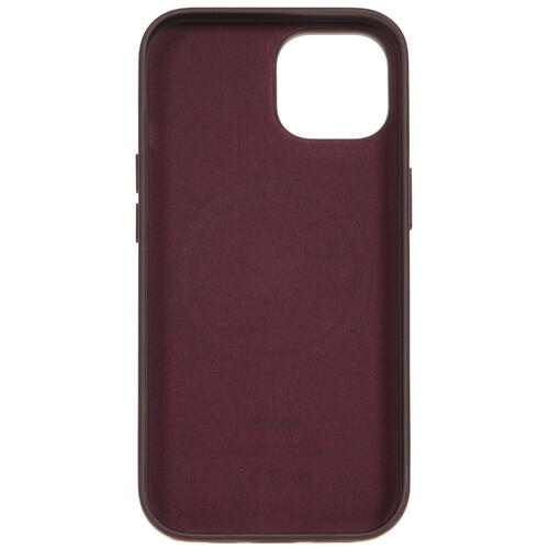 Купить Накладка  Apple FineWoven Case with MagSafe для Apple iPhone 15 бордовый  5432393. Характеристики, отзывы и цены в Донецке