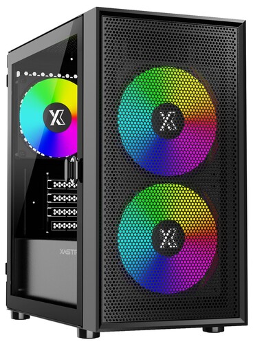 Купить Корпус XASTRA A305M 3ARGB [A305M-2FC14A-1FC12A-D] черный  5621561. Характеристики, отзывы и цены в Донецке