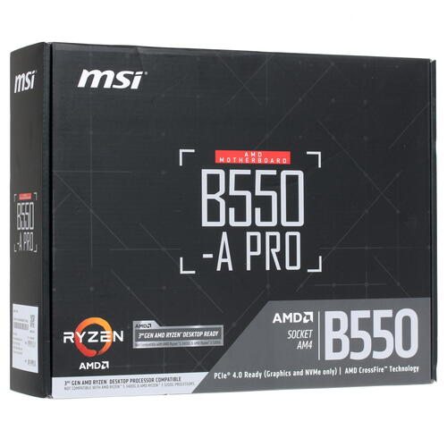 Купить Материнская плата MSI B550-A PRO  1679844. Характеристики, отзывы и цены в Донецке