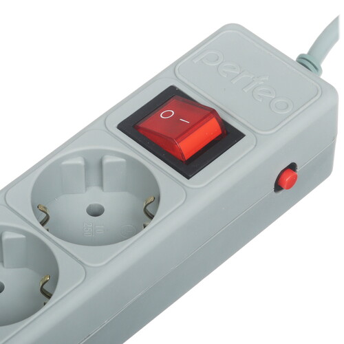 Купить Сетевой фильтр Perfeo POWER+ PF-PP-5/3.0-G серый  9172338. Характеристики, отзывы и цены в Донецке