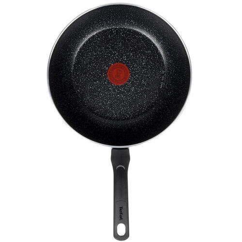 Купить Вок-сковорода Tefal Brut 4220628, 28 см черный  5081623. Характеристики, отзывы и цены в Донецке