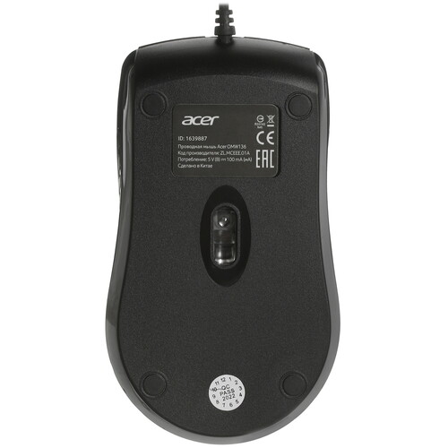Купить Мышь проводная Acer OMW136  5097295. Характеристики, отзывы и цены в Донецке