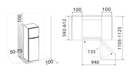 Купить Холодильник с морозильником  Gorenje RF4141PW4 белый  9066092. Характеристики, отзывы и цены в Донецке