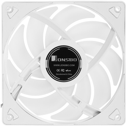 Купить Вентилятор JONSBO SL-120CW  белый  9197136. Характеристики, отзывы и цены в Донецке