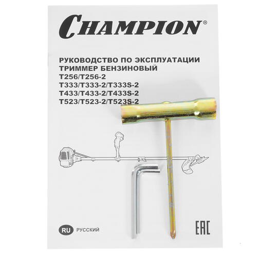 Купить Триммер бензиновый Champion Т433-2  1215100. Характеристики, отзывы и цены в Донецке