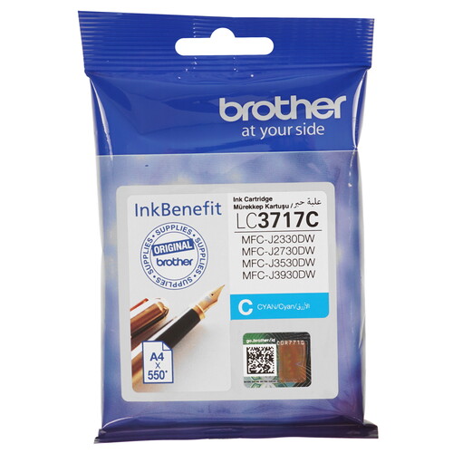 Купить Картридж Brother (LC-3717C) голубой  5451377. Характеристики, отзывы и цены в Донецке