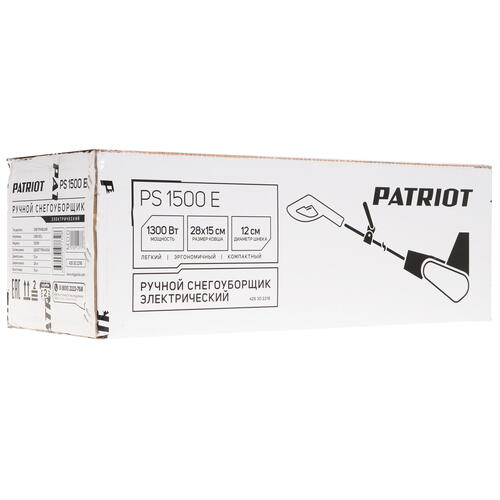 Купить Снегоуборщик электрический Patriot PS 1500 E  5345503. Характеристики, отзывы и цены в Донецке