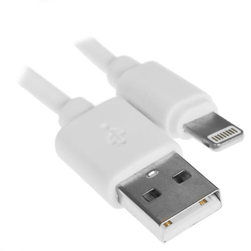 Купить Кабель круглый FinePower Lightning 8-pin - USB 2.0 Type-A белый 1 м  1369905. Характеристики, отзывы и цены в Донецке
