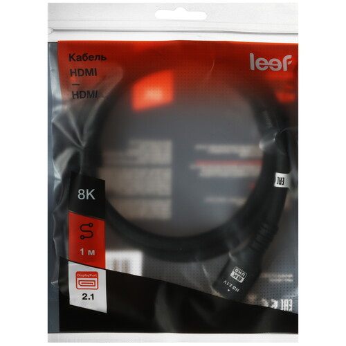 Купить Кабель  Leef HDMI - HDMI, 1 м  5626550. Характеристики, отзывы и цены в Донецке