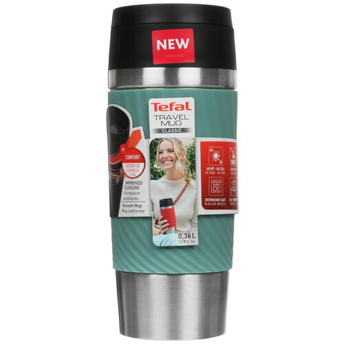 Купить Термокружка Tefal Classic Twist N2024310 зеленый  5464246. Характеристики, отзывы и цены в Донецке